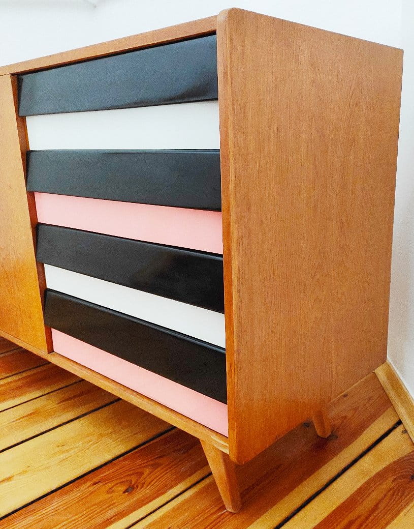 Sideboard designed by J. Jiroutek U 460, Czechoslovakia, 1960s