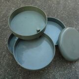 Multiplor 900 grey, Vintage storage box, Office organizer, Rino Pirovano, Rexite