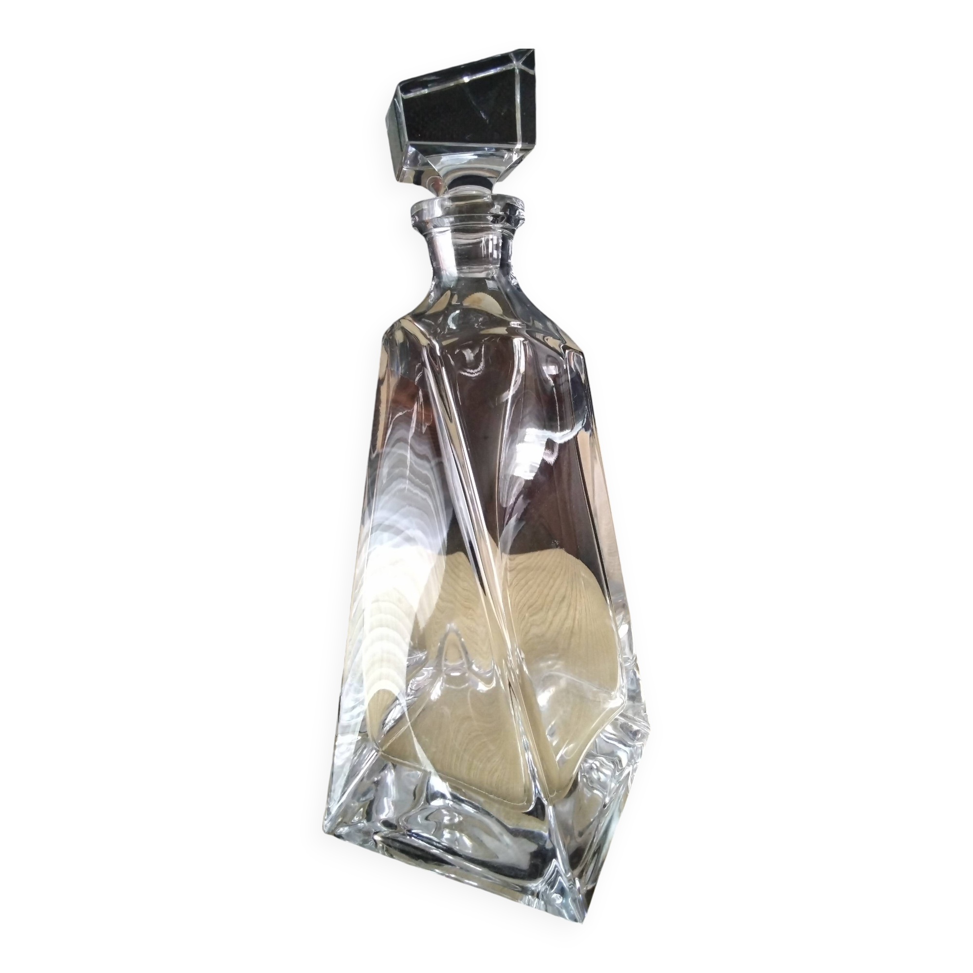 Bohemian Crystal Whiskey Decanter