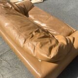 Steiner Paris 2 Seater Sofa Leather Camel Brown