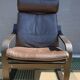 Fauteuil lounge poäng vintage ikéa 1999 cuir