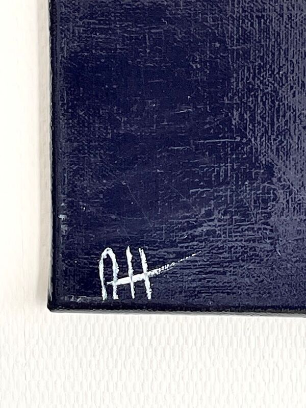 Tableau peinture acrylique « Falaises dans la nuit »