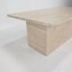 Italian Travertine Coffee Table, 1980s