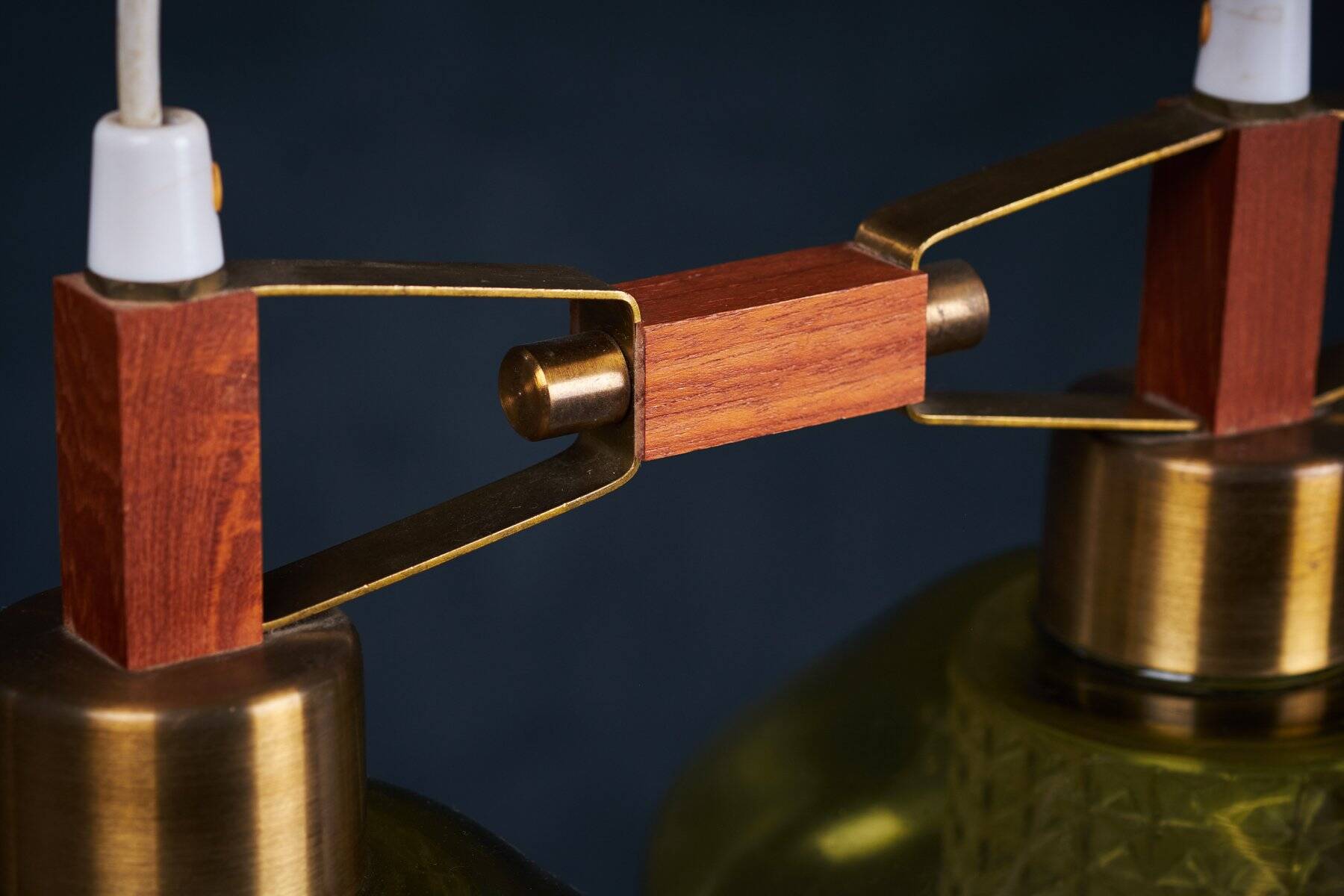 Glass Pendant Lamp by Carl Fagerlund, 1961