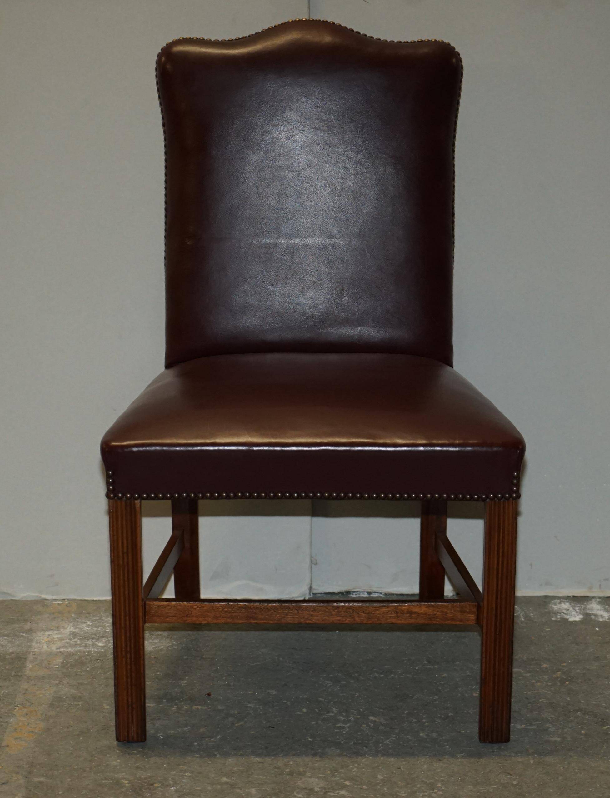 Pair of Spencer House leather office chairs