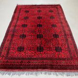 Afghan Khal Mohammadi Rug 300x195 cm, Vintage Turkoman Ersari Rug