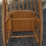 Rocking-chair classique en bois multipli  sixties seventies