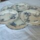 6 “Oxford” ironstone dessert plates from Choisy le Roi