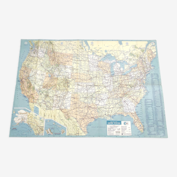 Carte vintage USA 1970 Amérique