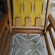 Armchair and its footrest 60s