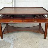 Table de bibliothèque à système de crémaillère en acajou de style empire d’époque xxème siècle