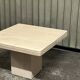 Table basse italienne en travertin, 1970