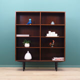 Bibliothèque en acajou, design danois, années 1970, production Omann Jun