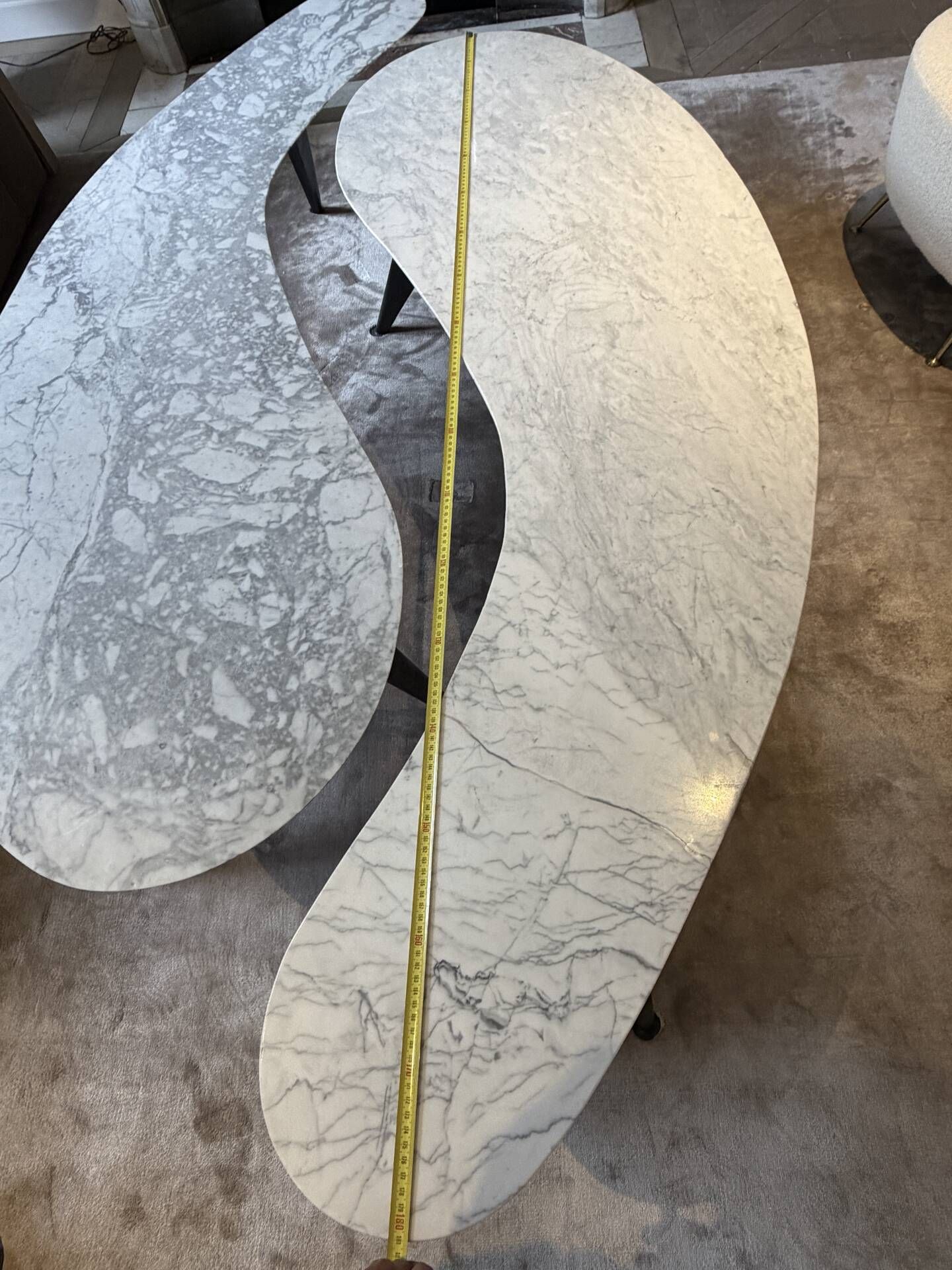 Marble coffee table