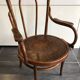 Fauteuil en bois courbé vintage, années 1900