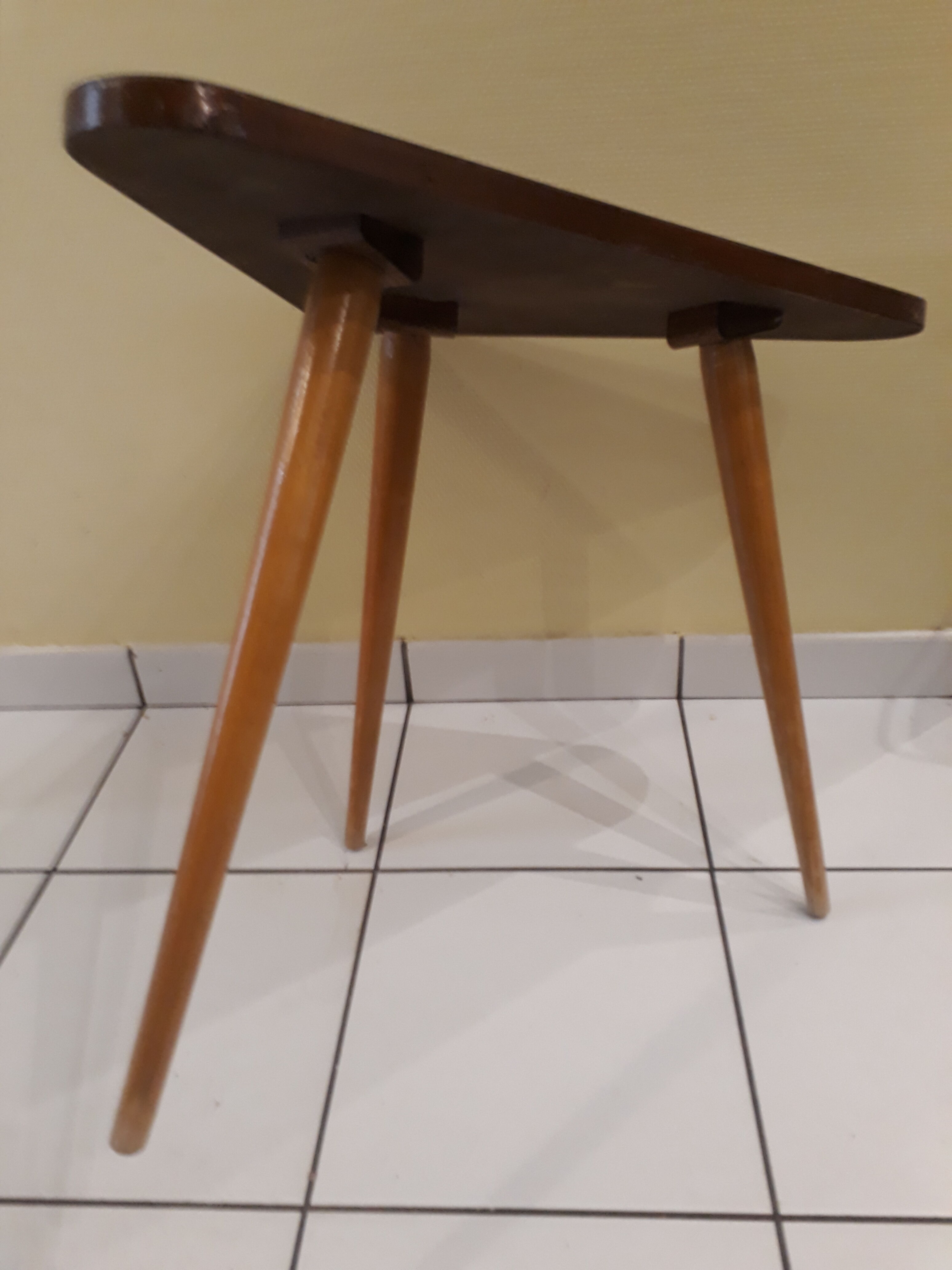 60s tripod coffee table