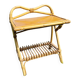 Bamboo and rattan bedside table