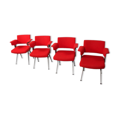Ensemble de 4 chaises Ahrend de Cirkel 'Resort' Friso Kramer