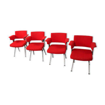 Set of 4 chairs Ahrend de Cirkel 'Resort' FRiso Kramer