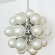 Chromed 1970s Sputnik Chandelier by Motoko Ishii for Staff