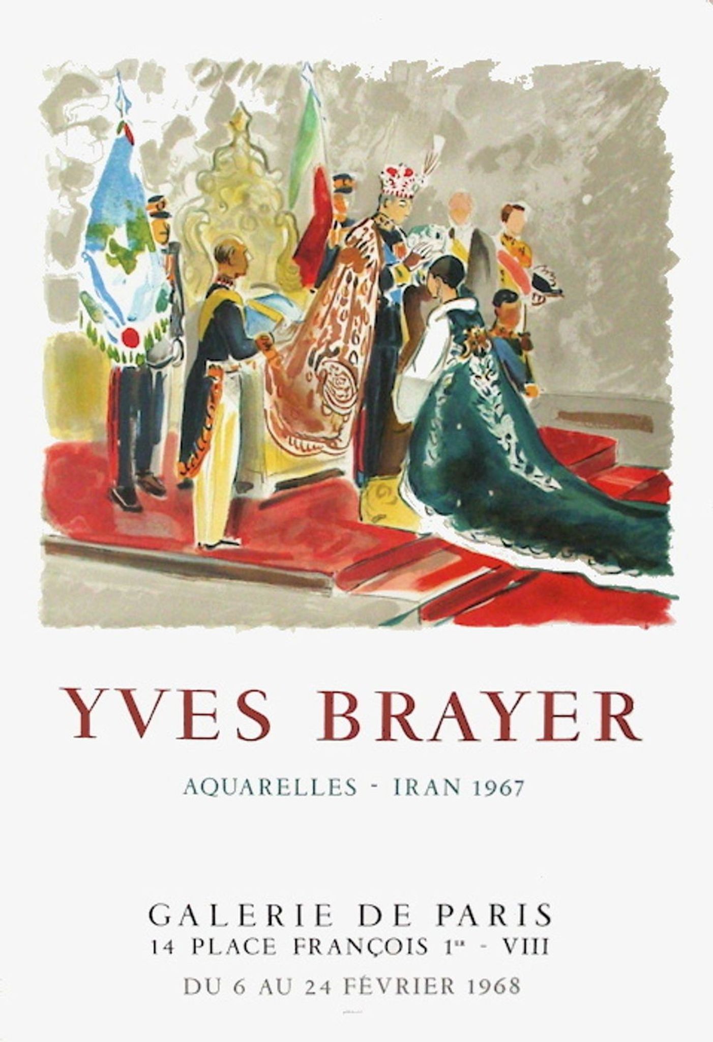 Poster Yves Brayer 1968