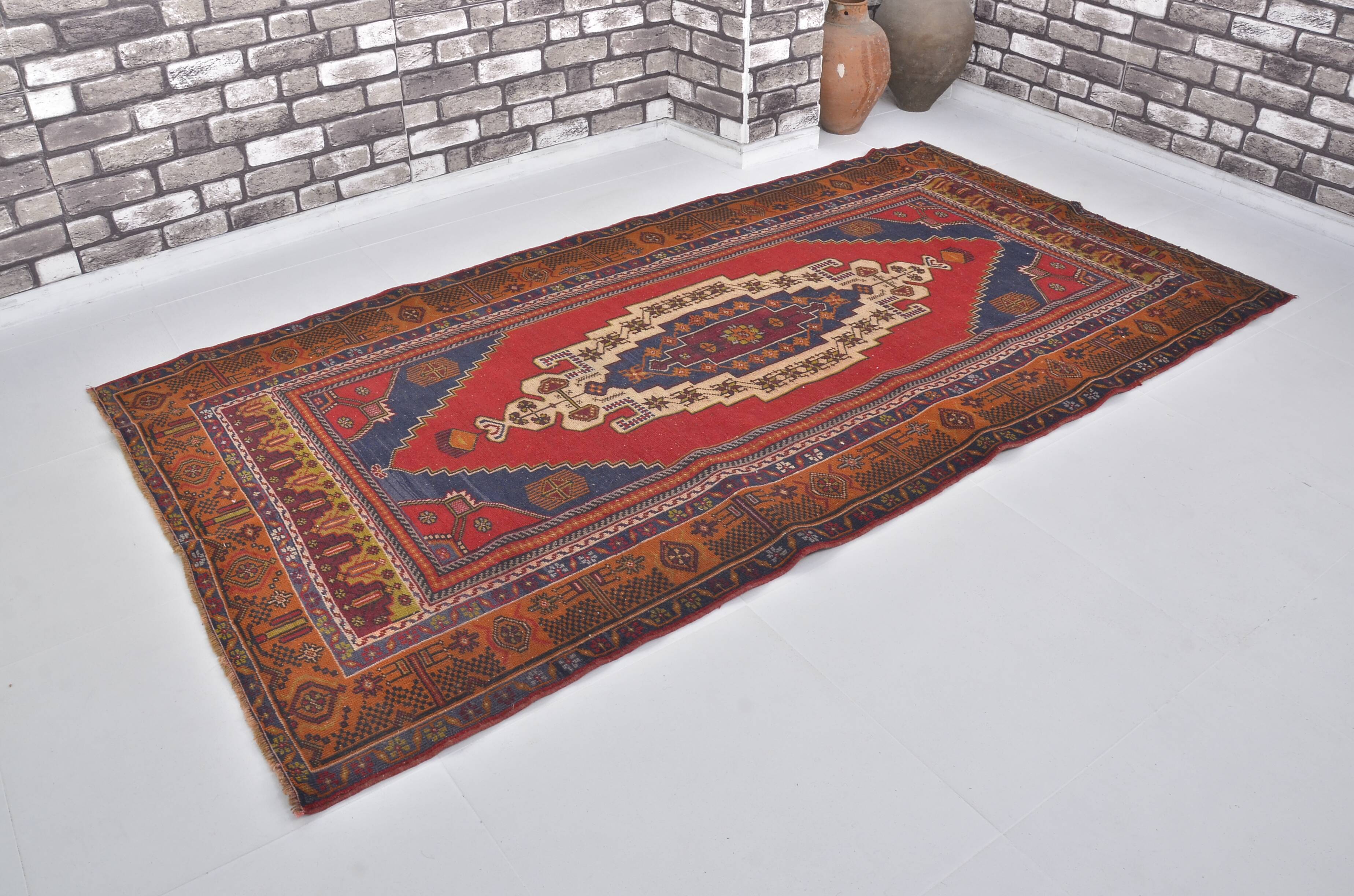 Red & Brown Anatolian Rug sku 2575