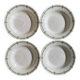 Set of 4 deep plates Creil and Montéreau