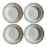 Set of 4 deep plates Creil and Montéreau