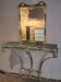 Console table and mirror set