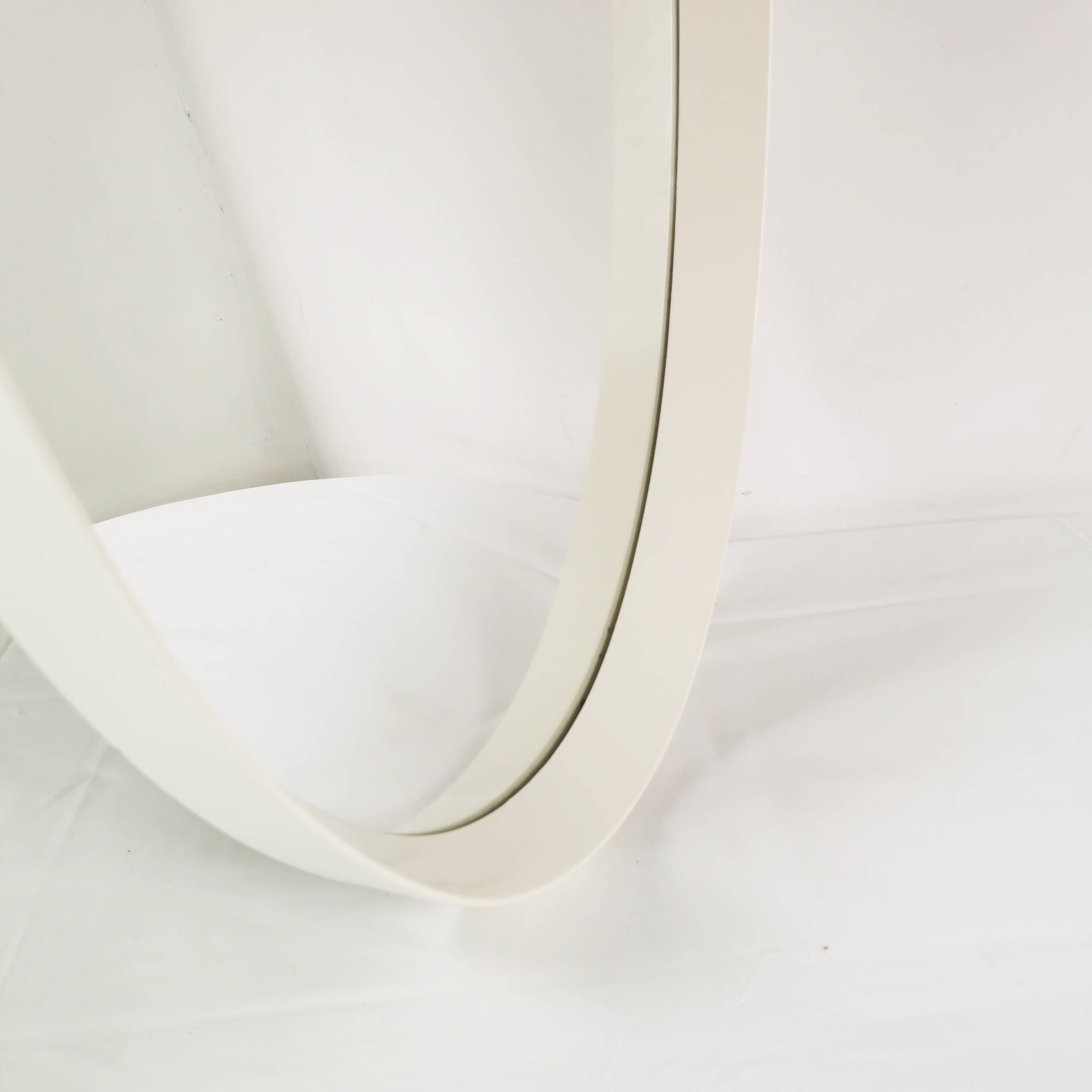Miroir mural minimaliste - ovale, Allemagne, années 70