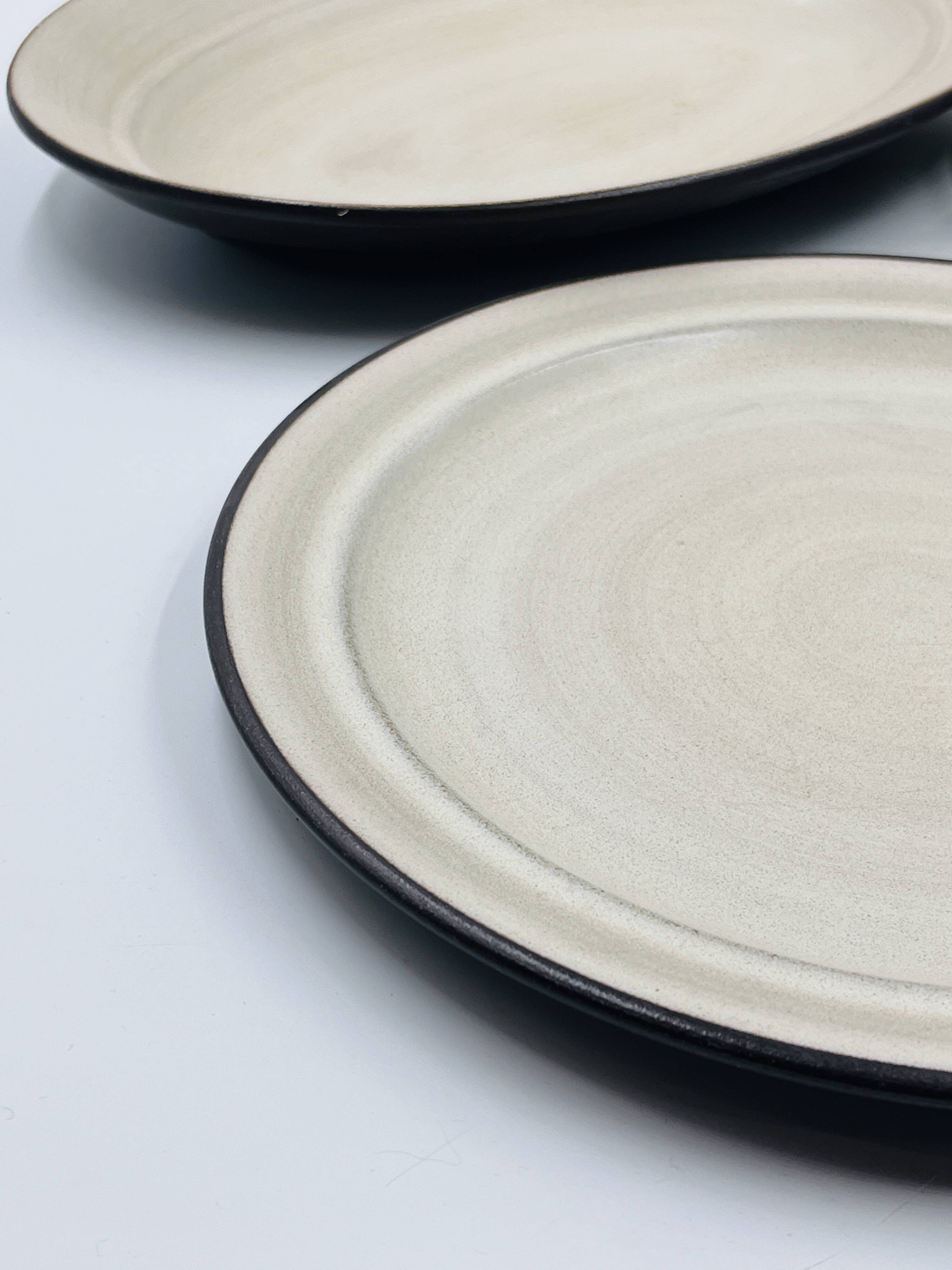 Vintage tableware service from West Germany from the 1970s.