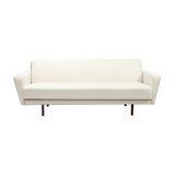 Vintage white Danish design sofa bed