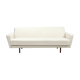 Vintage white Danish design sofa bed