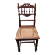 Chaise de chambre rotin et bois