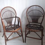Chair rattan armchair