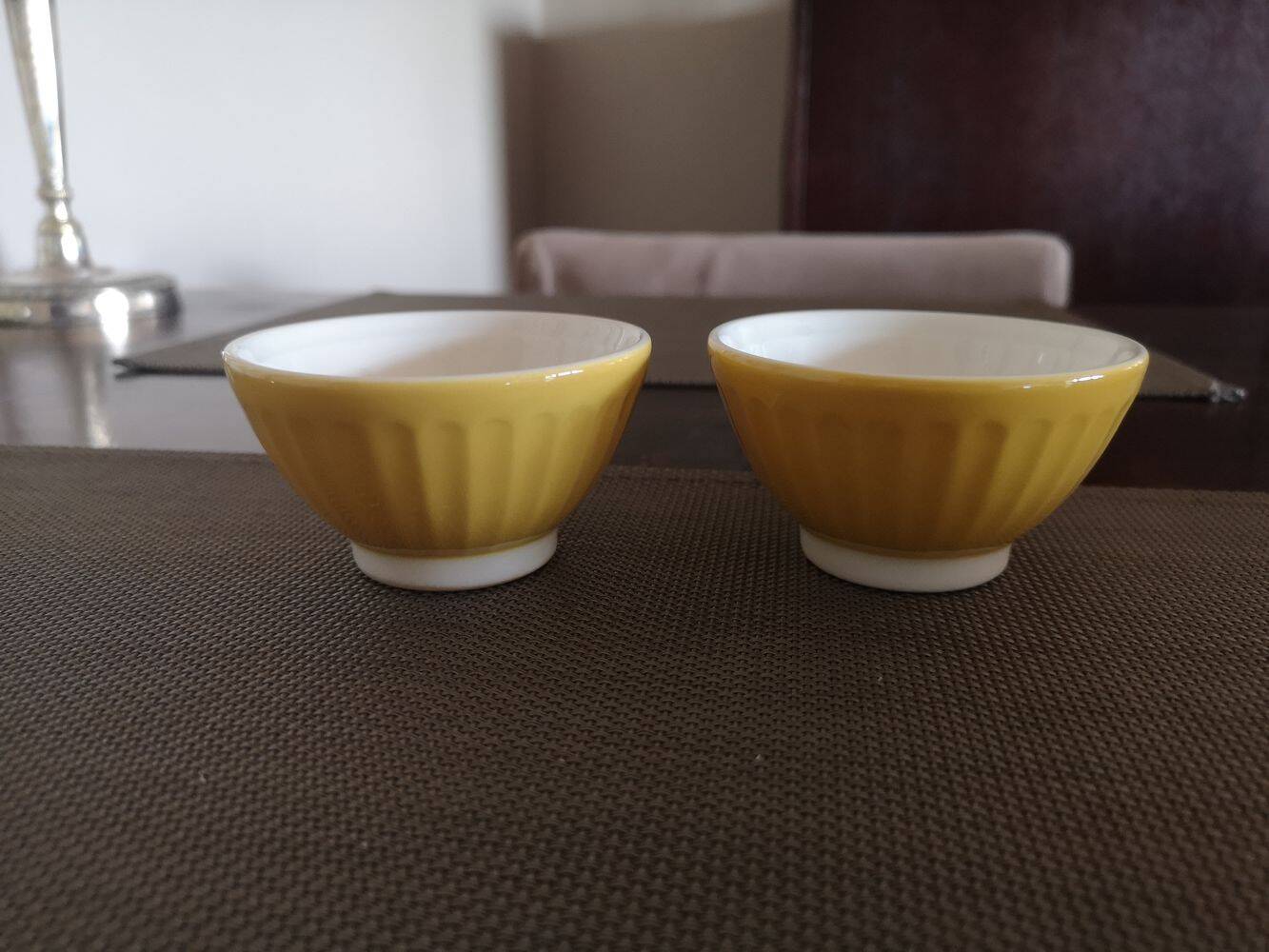 Duo of small ceramic bowls - Italian work - 1960s/1970s