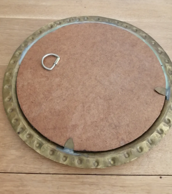 Brass mirror  - 26cm