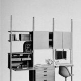 Modular bookshelf George Nelson & Associates OMNI system