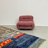 Armchair Soriana Afra and Tobia Scarpa 60s Cassina