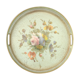 Old hand-painted metal top