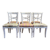 Suite of 6 Empire style chairs - Consulate