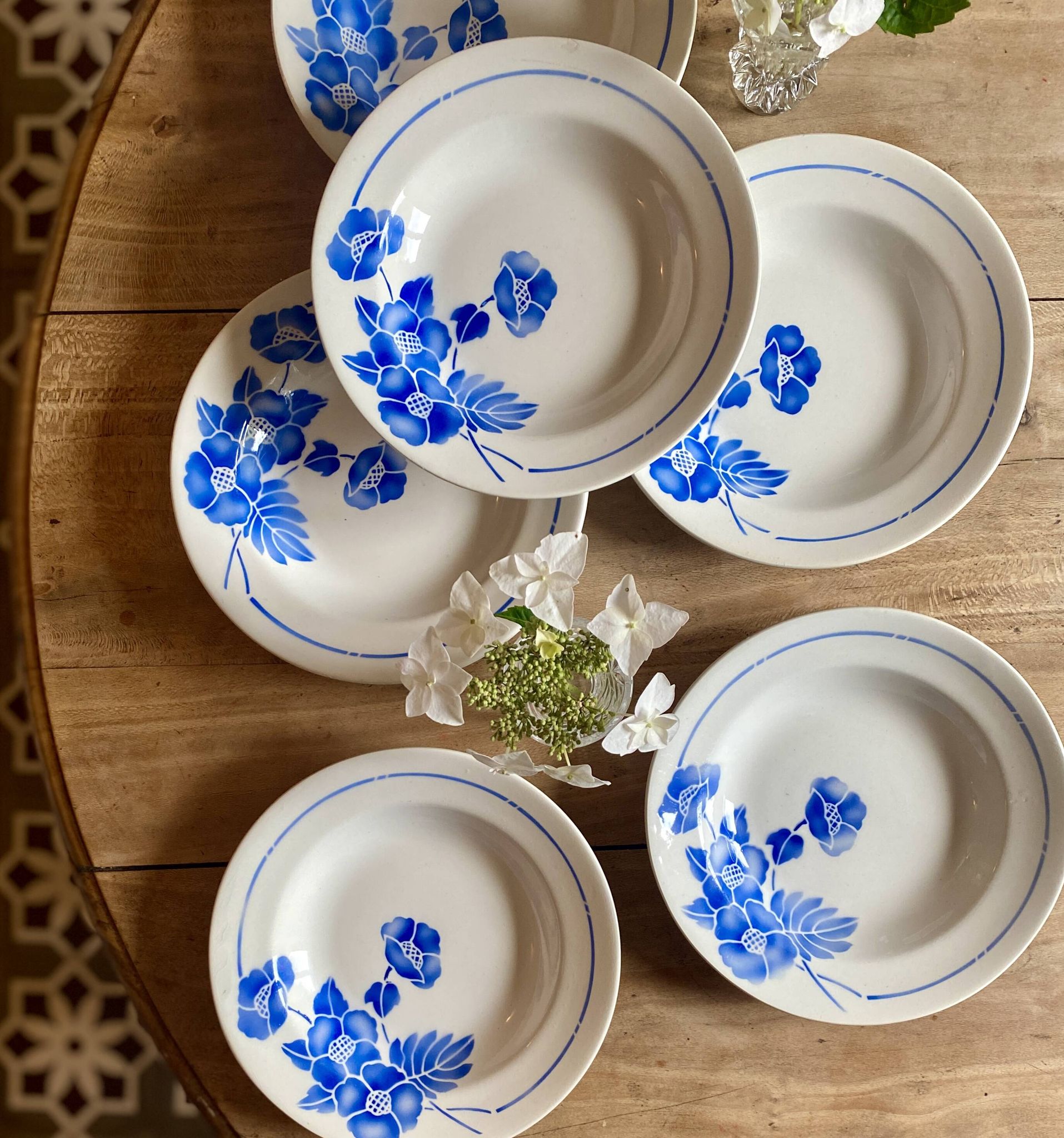 Set of 6 vintage soup plates model Edmond de Saint Amand - Moulin des Loups