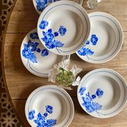 Set of 6 vintage soup plates model Edmond de Saint Amand - Moulin des Loups