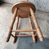 Vintage solid wood stool