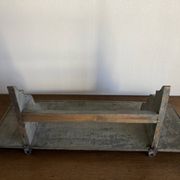 Hudson Farmhouse Folk Art Country Shelf Original Gray Patina
