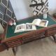 Double-sided mahogany empire desk