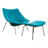 Fauteuil Oyster avec ottoman de Pierre Paulin pour Artifort