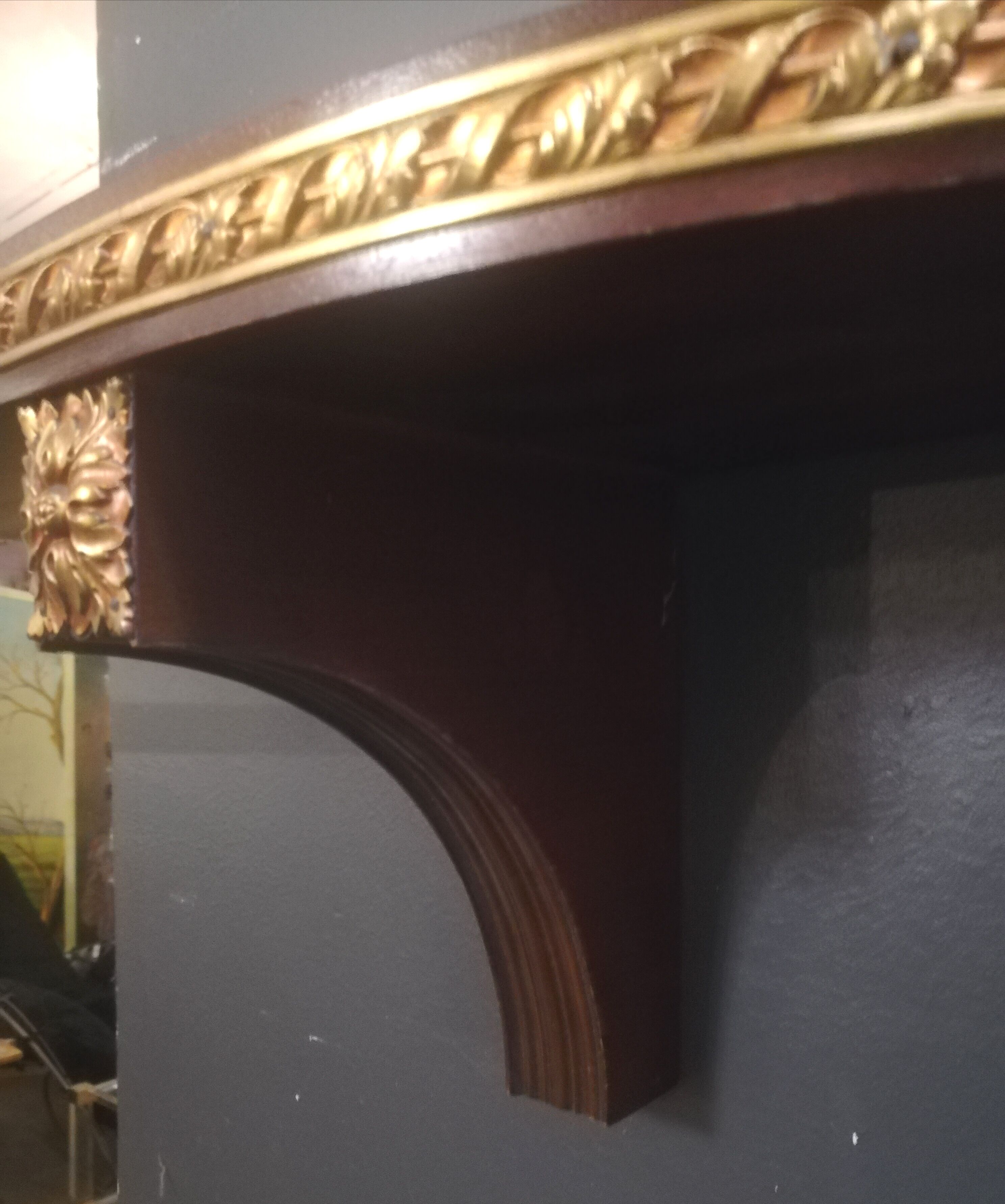 Louis XVI style wall lamp console