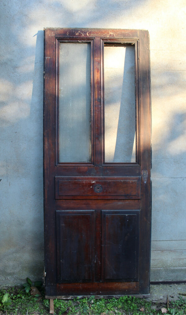 Porte à double chassis ouvrant XIXème