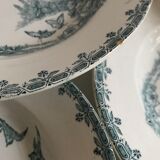 Lot of 8 hollow iron earth plates